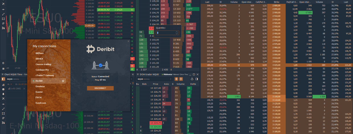Updates Digest for June! Improvements for Rithmic connection, DOM Trader and Option Analytics panels