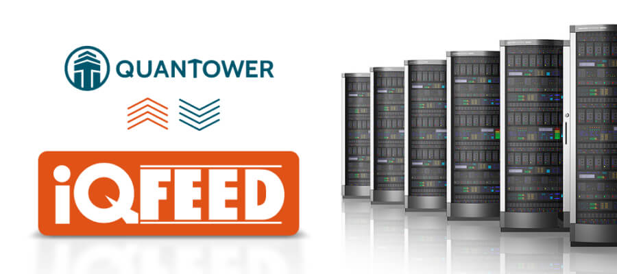 Quantower connected to DTN IQFeed data provider