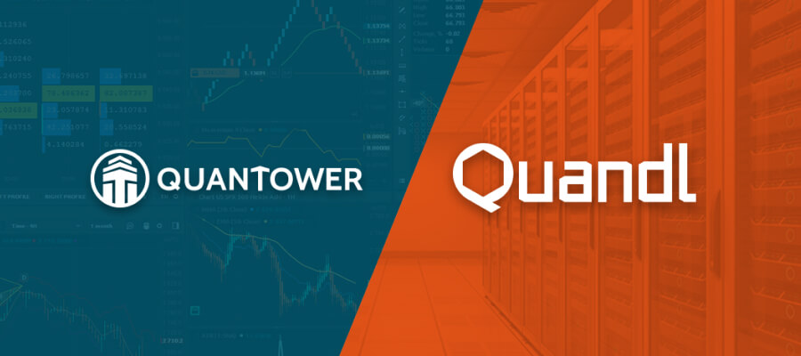 Quantower connected to Quandl data provider
