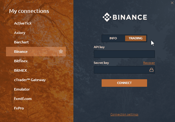 Connect to Binance without API Key