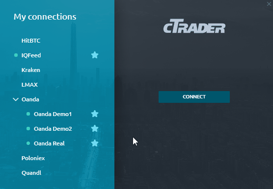 Create and use multiple trading accounts under one broker